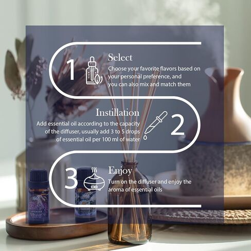 Essential Oils Set (Top 5) - Natural Aromatherapy Oil for Diffuser, Body Skin Care, Home, Candle Making, Spa and Birthday Gifts for Women and Men - Lemon, Bergamot, Orange, Peppermint, Yuzu in Saudi Arabia