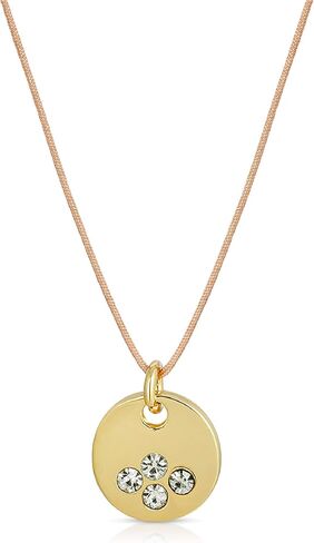 New Moon Silver Necklace - LIGHTNESS/FEATHER in Kuwait