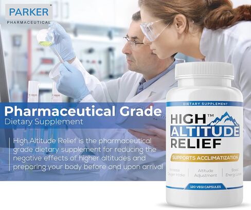 High Altitude Relief (120 ct.) - Colorado's #1 Product for Altitude Sickness Prevention, Reduce The Effects of High Altitude, Arrives in 2-3 Days, Made in The USA in Saudi Arabia