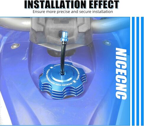 Fuel Tank Cap with Hose Compatible with Yamaha YFZ450 2004-2009 2012 2013,YFZ450X 2010 2011,Banshee 350 YFZ350 2002 2003 2004 2005 2006,Warrior 350 YFM350X 2002 2003 2004,See Fitments Red in Kuwait