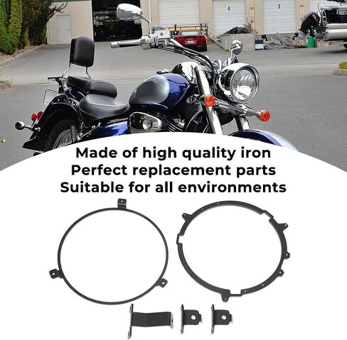 ل Suzuki C50/C90 7 "LED محول المصابيح الأمامية V2 Clamp Ring Boulevard 2005-13 in Kuwait