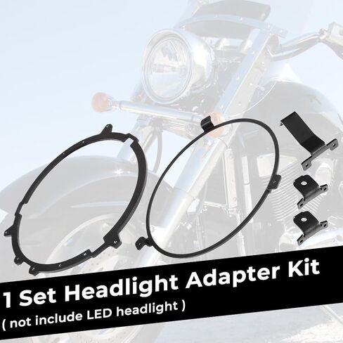 ل Suzuki C50/C90 7 "LED محول المصابيح الأمامية V2 Clamp Ring Boulevard 2005-13 in Kuwait