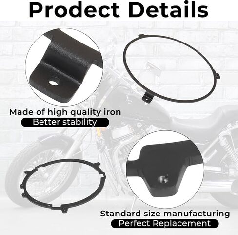 ل Suzuki C50/C90 7 "LED محول المصابيح الأمامية V2 Clamp Ring Boulevard 2005-13 in Kuwait