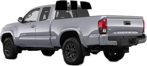 Precut Window Tint Film Front Two Door Windows Tint Film Cars Sun Blocking Protection Privacy Anti Shatter Glass 2 Ply Computer Cut 05% Tint Shade for Toyota Tacoma Access Cab 2016-2023 in Saudi Arabia