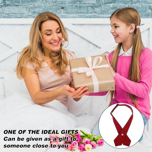 French Uniform Girls Tie, Adjustable Neck Tie, Cross Tie for Girl Boy School Uniform in Kuwait