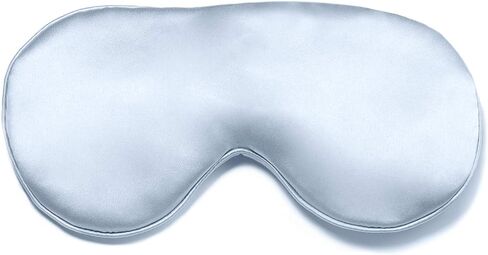Fishers Finery 25 Momme Pure Mulberry Silk Sleep Eye Mask with Adjustable Strap (Black) in Saudi Arabia