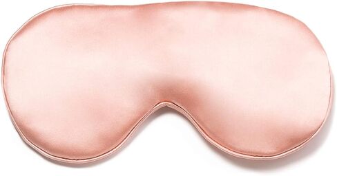 Fishers Finery 25 Momme Pure Mulberry Silk Sleep Eye Mask with Adjustable Strap (Black) in Saudi Arabia