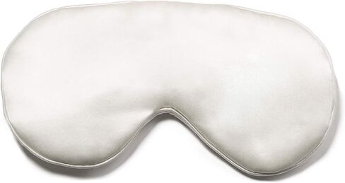 Fishers Finery 25 Momme Pure Mulberry Silk Sleep Eye Mask with Adjustable Strap (Black) in Saudi Arabia