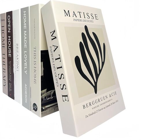 12 قطعة من الكتب الزخرفية لديكور المنزل: كتب صناعية مزخرفة من Ediactcyl لطاولة القهوة والأرفف، رف طاولة مكتب المنزل، عرض كتب ديكور in Kuwait