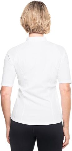 Coolibar UPF 50 + Women's Freestyle Short Sleeve Rash Guard, Lavendula, X-Small - Sun Protective in Saudi Arabia