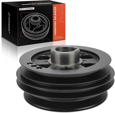 A-Premium Engine Plancer Balancer Bulley Crankshaving متوافق مع Nissan D21 1990-1994 ، Pickup 1995-1997 ، 2.4L GAS in Kuwait