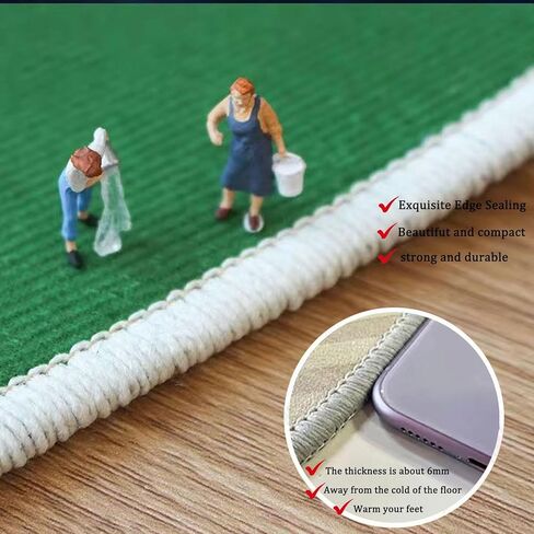 سجادة كرة قدم كرة قدم لكرة القدم سجادة لكرة القدم للأولاد ، سجاد منطقة اللعب في غرفة الأطفال ، غرفة معيشة غير قابلة للانزلاق ديكور كرة القدم الخضراء السجادة 2.6x4ft/80x120 سم in Kuwait