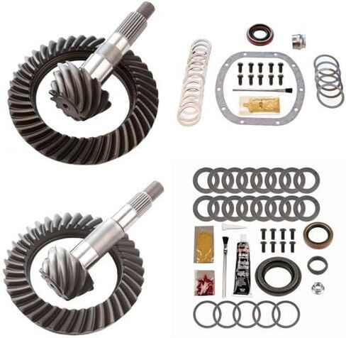 4.56 RING AND PINION GEARS & INSTALL KIT PACKAGE - DANA 30 TJ FRONT / D35 REAR in Saudi Arabia