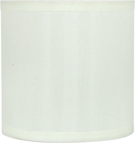Aspen Creative 31191 Transitional Drum (Cylinder) Shaped Clip-On Construction Lamp Shade in Grey, 5" wide (5" x 5" x 5") in Kuwait