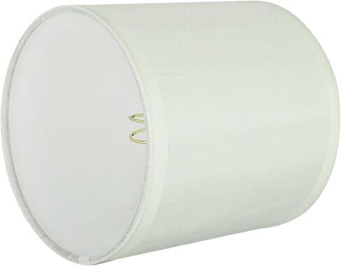 Aspen Creative 31191 Transitional Drum (Cylinder) Shaped Clip-On Construction Lamp Shade in Grey, 5" wide (5" x 5" x 5") in Kuwait