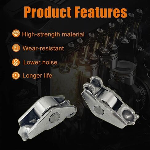 12 PCS Rocker Arms متوافق مع 3.6L 3.0L 2.8L 4.2L محركات - جبل جبل جاذبية ATS CTS Acadia Canyon Impala Malibu Select Models in Kuwait