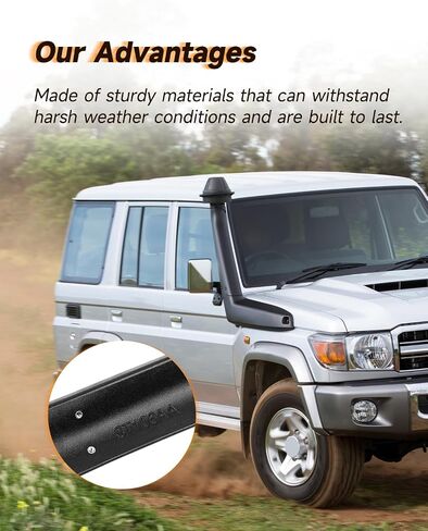 Findauto Car Snorkel Kit Fit for 1992-1999 لـ Jeep Wrangler Ram Comply System 4WD TJ 4.0 i6 in Saudi Arabia
