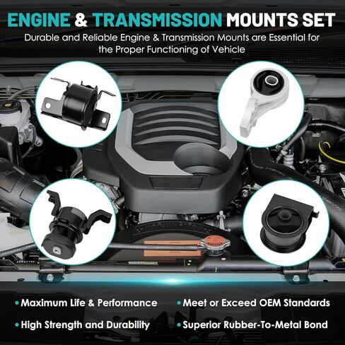 Engine Motor Mount and Transmission Mount Torque Strut Mount Set of 3 Fit for Ford Explorer 2011-2015 V6 3.5L Automotive Replacement Engine Motor Trans Mount Set#A5635 A5663HY A5734 BB5Z6038B in Saudi Arabia