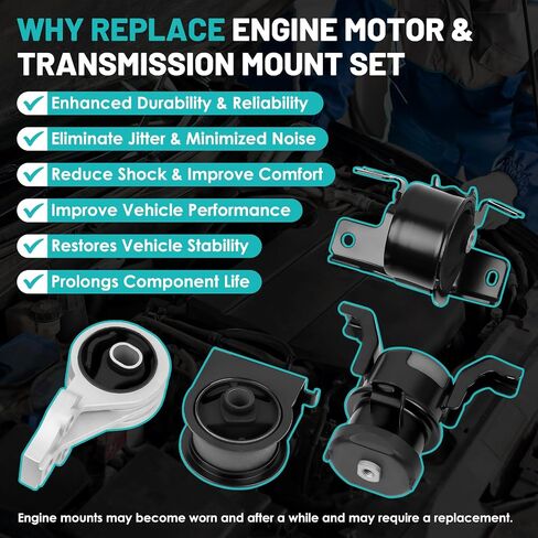 Engine Motor Mount and Transmission Mount Torque Strut Mount Set of 3 Fit for Ford Explorer 2011-2015 V6 3.5L Automotive Replacement Engine Motor Trans Mount Set#A5635 A5663HY A5734 BB5Z6038B in Saudi Arabia