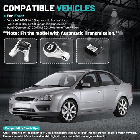 Engine Motor Mount and Transmission Mount Torque Strut Mount Set of 3 Fit for Ford Explorer 2011-2015 V6 3.5L Automotive Replacement Engine Motor Trans Mount Set#A5635 A5663HY A5734 BB5Z6038B in Kuwait