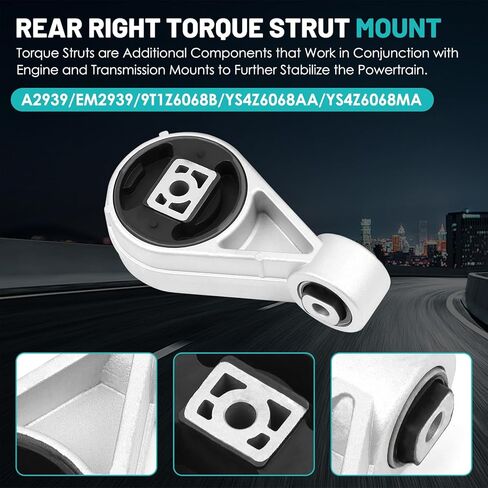 Engine Motor Mount and Transmission Mount Torque Strut Mount Set of 3 Fit for Ford Explorer 2011-2015 V6 3.5L Automotive Replacement Engine Motor Trans Mount Set#A5635 A5663HY A5734 BB5Z6038B in Kuwait