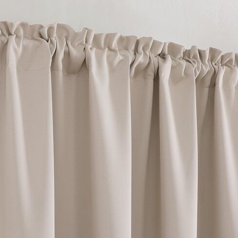 Fire Retardant Curtains for Classroom Blackout Curtains with Fireproof Tag Rod Pocket Black 52x84 1 Panel in Saudi Arabia