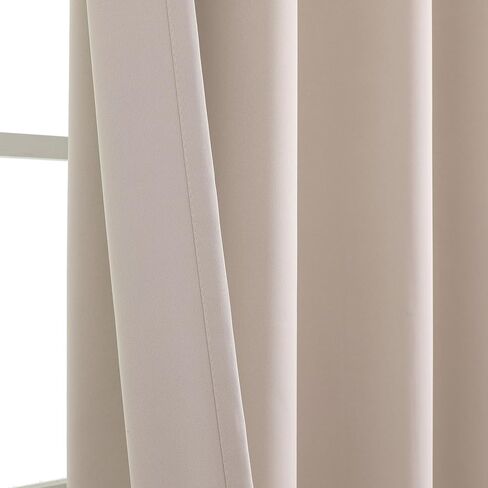Fire Retardant Curtains for Classroom Blackout Curtains with Fireproof Tag Rod Pocket Black 52x84 1 Panel in Saudi Arabia