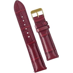 Burgundy Aiii-Gator Watch Band Men Quick Release Croc Leather Watch Strap Bespoke Bespoke 18mm 19mm 20mm 21mm 22mm in Kuwait