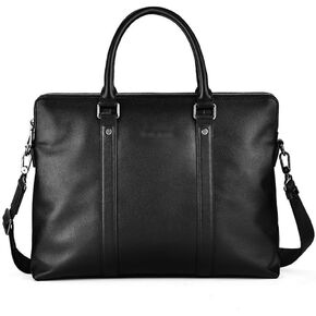 Business Handbag Cowhide Briefcase Men's Casual Shoulder Bag Computer Bag in Kuwait