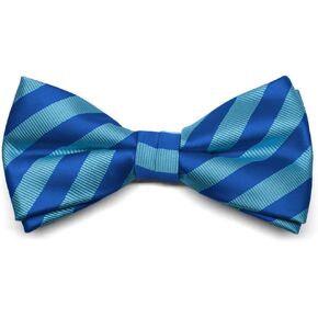 tiemart Pre-Tied Adjustable Formal Striped Bow Tie in Kuwait