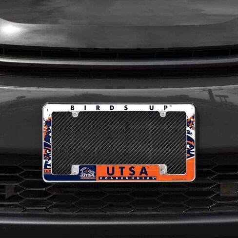Rico Industries NCAA Tennessee-Chattanooga Mocs Primary 12" x 6" Chrome All Over Automotive License Plate Frame for Car/Truck/SUV in Saudi Arabia
