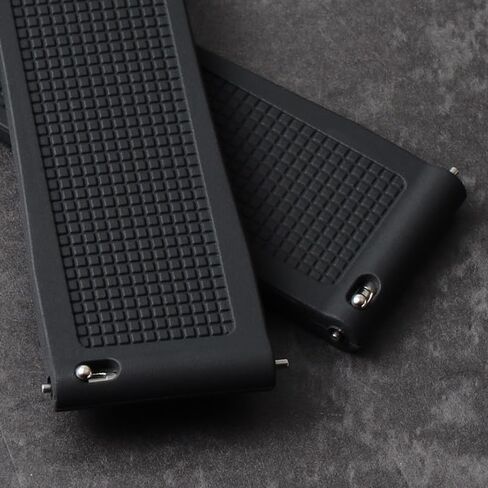Silicone Watch Strap For Omega De Ville 300 Seamaster 600 Planet Ocean Rubber Watchband with Folding Buckle in Saudi Arabia