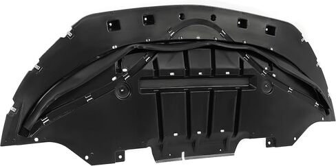 Hecasa Lower Engine Splash Shield متوافق مع 2015-2017 Ford Mustang EcoBoost Premium Premium لـ FO1228144 FR3Z-17626-C COVER PP Black in Saudi Arabia