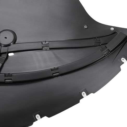 Hecasa Lower Engine Splash Shield متوافق مع 2015-2017 Ford Mustang EcoBoost Premium Premium لـ FO1228144 FR3Z-17626-C COVER PP Black in Saudi Arabia