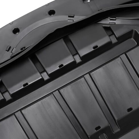 Hecasa Lower Engine Splash Shield متوافق مع 2015-2017 Ford Mustang EcoBoost Premium Premium لـ FO1228144 FR3Z-17626-C COVER PP Black in Saudi Arabia