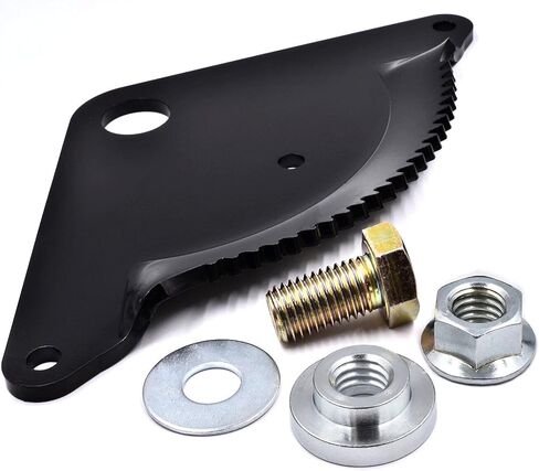 HD Switch - Improved Steering Sector Gear Plate fits Husqvarna 2042LS 2146XLS 2246LS 2346XLS 2348LS 2354GXLS 2748GLS 2754GLS Garden Tractor - Includes Precision Machined Pivot Bushing Upgrade in Saudi Arabia