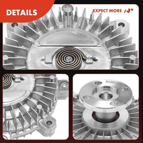 A-Premium Engine Cooling Fan Clutch Compatible with Suzuki Grand Vitara 1999-2005, XL-7 2002-2003, Vitara 1999-2004, Sidekick 1996-1998 & Sidekick 1996-1998, 1.8L 2.0L 2.5L 2.7L Replace# 1712052D01 in Kuwait
