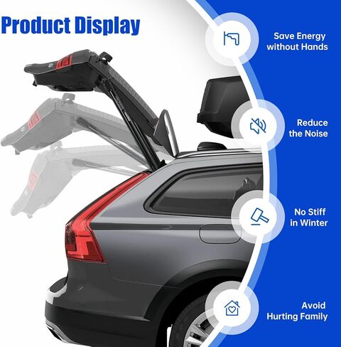OTUAYAUTO Rear Liftgate Hatch Shock Struts, Lift Support Replacement for GMC Acadia 2007-2015, Saturn Outlook 2007-2013, Pack of 2 in Kuwait