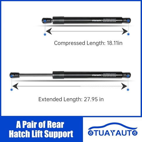 OTUAYAUTO Rear Liftgate Hatch Shock Struts, Lift Support Replacement for GMC Acadia 2007-2015, Saturn Outlook 2007-2013, Pack of 2 in Kuwait