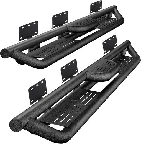 PZ 6" Drop Down Step Running Boards Compatible with 2019-2025 Ram 1500 Quad Cab/Extended Cab New Body Style, Black Heavy Duty Carbon Steel Side Step Rails Nerf Bars(Only for New Body Style) in Saudi Arabia