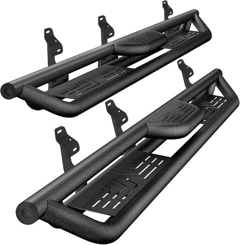 PZ 6" Drop Down Step Running Boards Compatible with 2019-2025 Ram 1500 Quad Cab/Extended Cab New Body Style, Black Heavy Duty Carbon Steel Side Step Rails Nerf Bars(Only for New Body Style) in Saudi Arabia