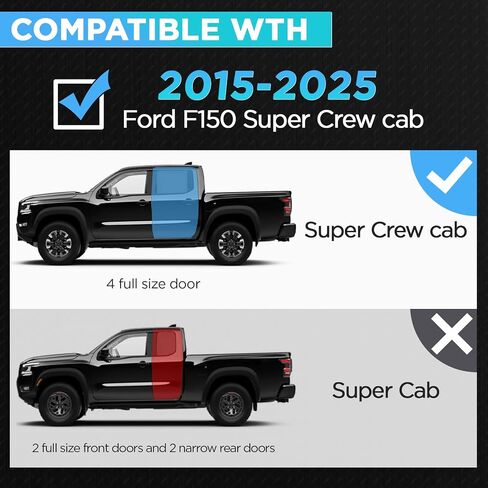 PZ 6" Drop Down Step Running Boards Compatible with 2019-2025 Ram 1500 Quad Cab/Extended Cab New Body Style, Black Heavy Duty Carbon Steel Side Step Rails Nerf Bars(Only for New Body Style) in Saudi Arabia