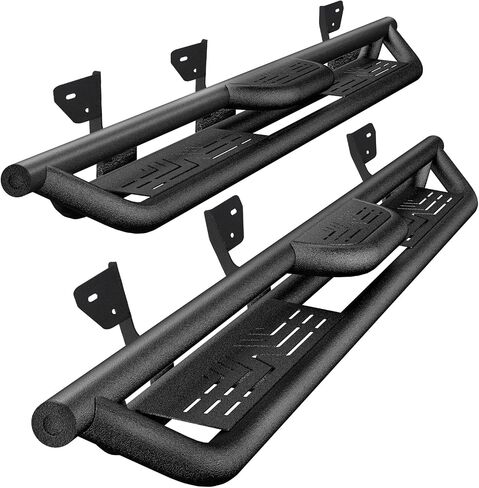 PZ 6" Drop Down Step Running Boards Compatible with 2019-2025 Ram 1500 Quad Cab/Extended Cab New Body Style, Black Heavy Duty Carbon Steel Side Step Rails Nerf Bars(Only for New Body Style) in Saudi Arabia