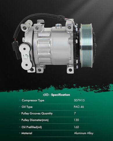 SCITOO AC Compressor Pump CO 4785C for Dodge Dakota Durango for Ram 1500 2500 3500 Ramcharger 3.9L 5.2L 5.9L 8.0L in Saudi Arabia