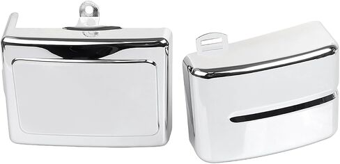 Battery Side Cover For Harley Dyna Fat Bob Street Bob Super Glide Wide Glide 2006-2017, Gloss Black in Saudi Arabia