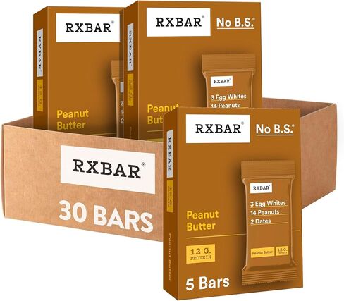 قضبان بروتين RXBAR ، البروتين 12 جرام ، وجبات خفيفة خالية من الغلوتين ، وأشرطة الوجبات الخفيفة ، وزبدة الفول السوداني ، 22 أوقية (12 بارًا) in Saudi Arabia