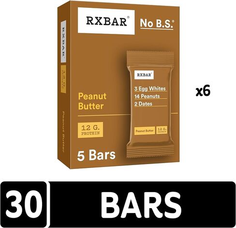 قضبان بروتين RXBAR ، البروتين 12 جرام ، وجبات خفيفة خالية من الغلوتين ، وأشرطة الوجبات الخفيفة ، وزبدة الفول السوداني ، 22 أوقية (12 بارًا) in Saudi Arabia
