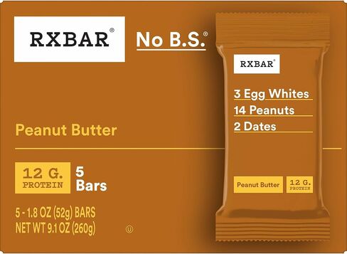 قضبان بروتين RXBAR ، البروتين 12 جرام ، وجبات خفيفة خالية من الغلوتين ، وأشرطة الوجبات الخفيفة ، وزبدة الفول السوداني ، 22 أوقية (12 بارًا) in Saudi Arabia