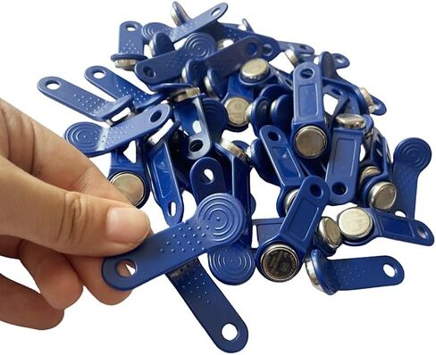 DS1990A-F5, iButton Tag with Wall-Mounted Black Handle (Blue 10pcs) in Kuwait