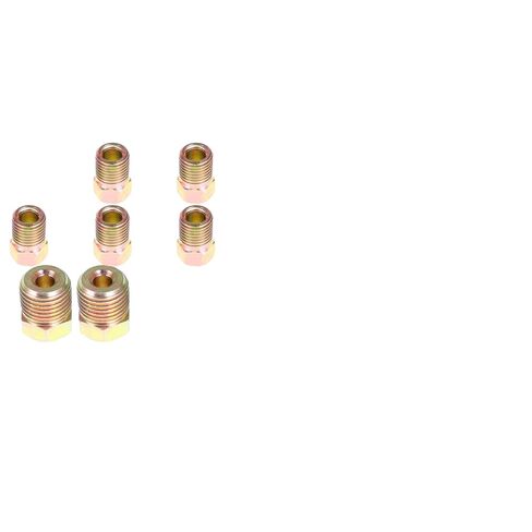 35 PCS 3/16 و 1/4 أنابيب خط الفرامل الأنابيب تركيب المكسرات المقلوبة in Kuwait